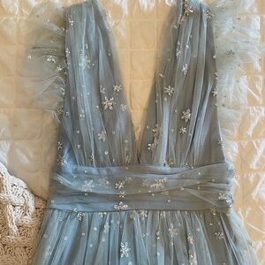 Stunning Baltic Born Annika Sequin Mesh Dress Size S